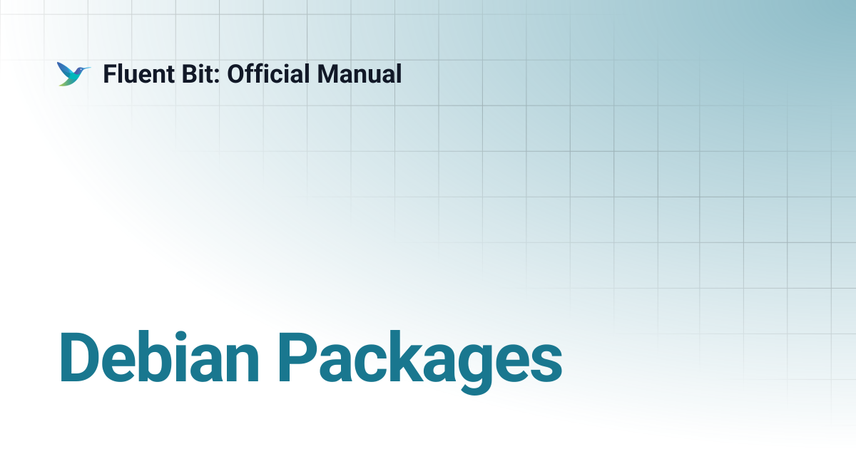Debian Packages | 1.3 | Fluent Bit: Official Manual